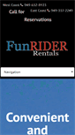 Mobile Screenshot of funriderrentals.com